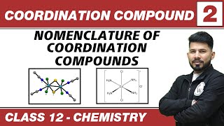 Coordination Compound 02  Nomenclature of Coordination Compounds  Class 12 NCERT [upl. by Notliw890]