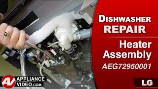 LG Dishwasher  No Heat Condition  Heater Assembly Repair and Diagnostic [upl. by Barclay]