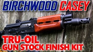 Birchwood Casey TruOil Gun Stock Finish Kit  Demonstration [upl. by Assirem160]