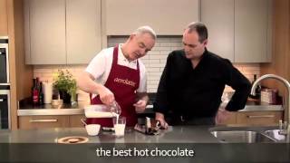 How to make a hot chocolate using an aerolatte milk frother [upl. by Kohl456]