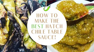 The BEST Hatch Chile Table Sauce [upl. by Atig970]