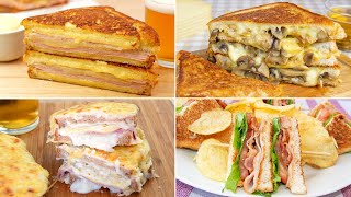 4 SÁNDWICHES IRRESISTIBLES  Fáciles Rápidos y Deliciosos [upl. by Erhard]