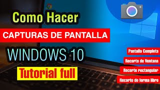 Cómo hacer una Captura de Pantalla en pc Windows 10 [upl. by Eldrid569]