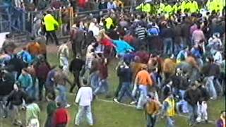 Birmingham City v Stoke City 29 Feb 1992  Serious Crowd Trouble  Central News Report [upl. by Otsuaf]