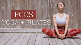 YOGA  PILATES for PCOS Hormonal Imbalances amp Irregular Periods  Part 3 [upl. by Lorsung]