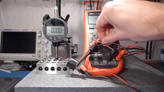 Piezoelectric Actuator Testing Displacement vs Voltage [upl. by Nagey]