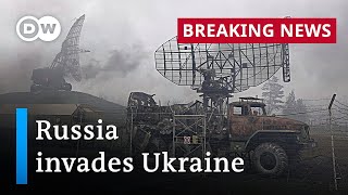 Ukraine latest Russia launches massive invasion  DW Breaking News [upl. by Ennayhc]