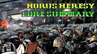 30K Lore The Horus Heresy Lore Breakdown Horus Rising 1 [upl. by Ruthven342]