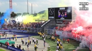 FC Carl Zeiss Jena 20 FC RotWeiß Erfurt 28052016  Choreo Pyroshows amp Support [upl. by Naman118]