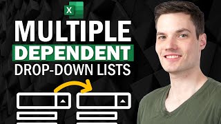 Dependent Drop Down List in Excel Tutorial [upl. by Doowle]