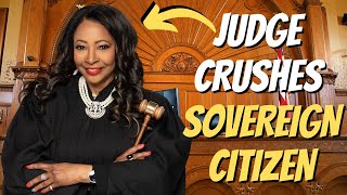 Judge CRUSHES Sovereign Citizen [upl. by Anirok975]