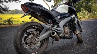 Dominar 400  SC project  Exhaust note [upl. by Ylloh]