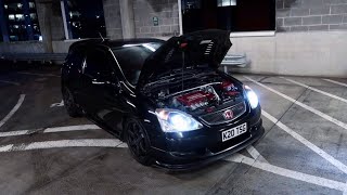 CRAZY Honda Civic TYPE R EP3 My First Drive in a VTEC [upl. by Eelirak]