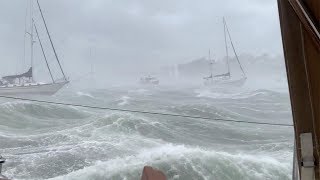 Boat Technician Films Storm At Cape Cod [upl. by Nerac899]