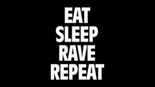 Fatboy Slim amp Riva Starr Ft Beardyman  Eat Sleep Rave Repeat Lyric Video [upl. by Giorgi]