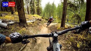 The PERFECT mountain bike trail 🇺🇸 50 STATE SHRED COLORADO [upl. by Rillings]