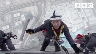 Cleaning the worlds tallest building  Supersized Earth  BBC [upl. by Ayahs]