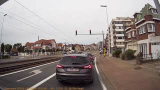 A Drive through Koksijde and Koksijde Bad [upl. by Kehoe]