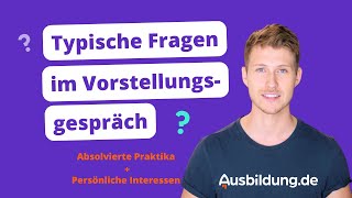 7 typische Fragen im Vorstellungsgespräch ❓ [upl. by Serle566]