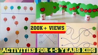 Learning Activities for 45 Year Old KIDSFun MATHSEASY NICEY 35 [upl. by Ole824]