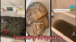 Laundry Stripping TikTok Compilation 2 ✨ Vlogs from TikTok [upl. by Atekehs]