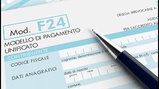 F24 Web compilazione e pagamento online [upl. by Nyrahs]