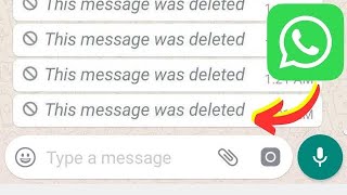 3 Ways To See DELETED Messages On WhatsApp 2024 [upl. by Athalla118]