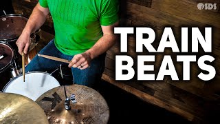 How to Play a Train Beat  Drum Lesson  Stephen Taylor Drum Lessons [upl. by Nnor]