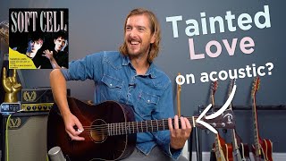 Play Tainted Love on GUITAR  EASY riff amp simple chords [upl. by De Witt105]