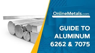 Guide to 6262 amp 7075 Aluminum  Materials Talk Series [upl. by Rosanna606]