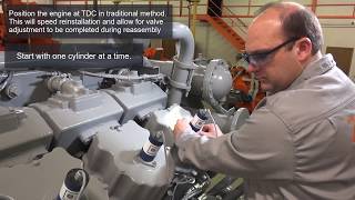 Waukesha Gas Engines  VHP TappetCam Follower Replacement [upl. by Animaj]