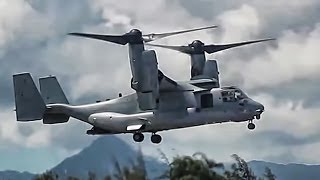 V22 Osprey TiltRotor Aircraft In Action • Compilation [upl. by Healey]