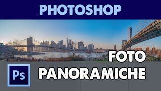 Creare Foto Panoramiche con il Photomerge di Photoshop CC Tutorial ITA [upl. by Olifoet]