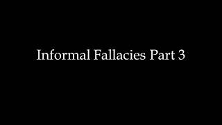 Informal Fallacies Fallacies of Presumption [upl. by Irving463]