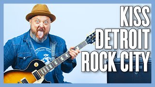 Kiss Detroit Rock City Guitar Lesson  Tutorial [upl. by Elrebma]