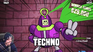 Technoblade DESTROYING YOUTUBERS in RAP BATTLE  Jackbox [upl. by Wojak249]