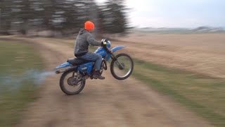 Suzuki Ts185 Jumps And Stuff [upl. by Bosson227]