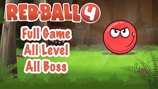 Red Ball 4  All level  All Boss  Full Game [upl. by Karyl]