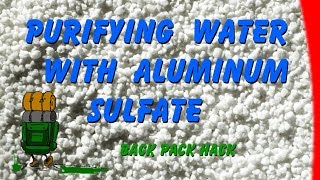 Aluminum Sulfate Water Purification [upl. by Yenots]