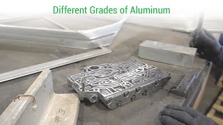 Different Grades of Aluminum Scrap  Sheet 6061 Dirty amp More [upl. by Kironde]