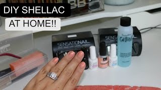 How to Do Your Own Shellac Gel Nails [upl. by Eselrahc834]