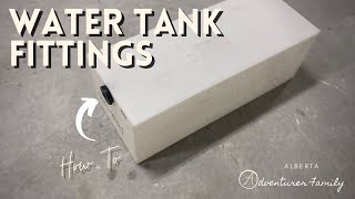 How To Install Water Tank Fittings  S02 E05  Vintage RV Restoration [upl. by Chlori]