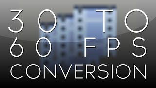 After Effects Tutorial 30 to 60 FPS Conversion [upl. by Mahla]