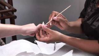 Manicures amp Pedicures  How to Use a Cuticle Pusher [upl. by Mort]