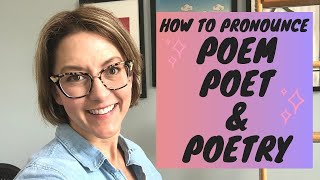 Learn to Pronounce POEM POET POETRY  American English Pronunciation Lesson learnenglish [upl. by Martz]