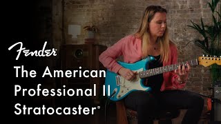 Exploring The American Professional II Stratocaster  American Professional II Series  Fender [upl. by Coffee]