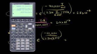 The Arrhenius equation  Kinetics  AP Chemistry  Khan Academy [upl. by Nilerual]