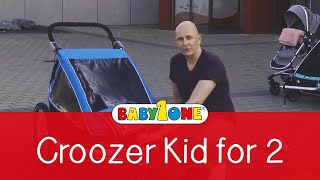 Croozer Kid for 2 Fahrradanhänger [upl. by Westerfield174]