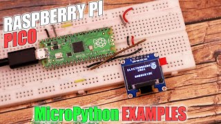 Raspberry Pi PICO  Starting With MicroPython  Examples  I2C OLED ADC PWM [upl. by Tat]